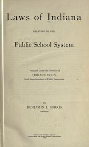 Cover of Laws, etc by Indiana.