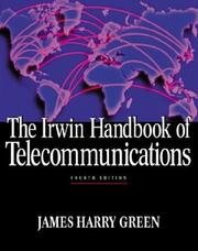 Front cover of The Irwin Handbook of Telecommunications by James Harry Green