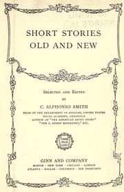 Front cover of Short Stories Old and New by C. Alphonso Smith