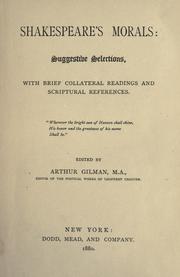 Cover of Shakespeare's Morals by William Shakespeare