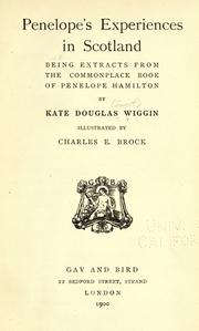 Front cover of Penelope's Experiences in Scotland by Kate Douglas Smith Wiggin