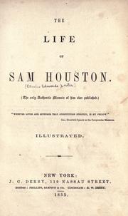Front cover of The life of Sam Houston by C. Edwards Lester