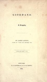 Cover of Giordano by Lawson, James