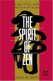 Front cover of The Spirit of Zen by Alan Watts