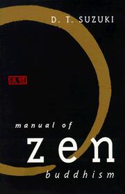 Cover of Manual of Zen Buddhism by Daisetsu Teitaro Suzuki