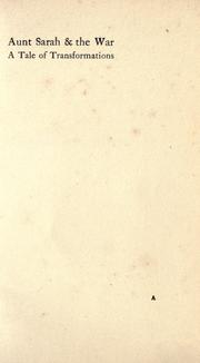 Front cover of Aunt Sarah & the war by Wilfrid Meynell