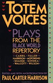 Cover of Totem voices by Paul Carter Harrison