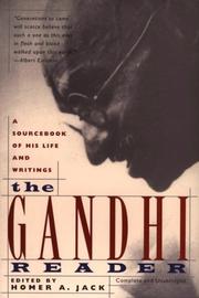 Cover of The Gandhi Reader by Homer A. Jack