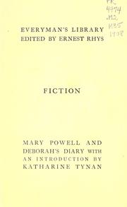 Front cover of Mary Powell & Deborah's diary by Anne Manning