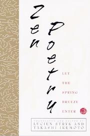 Front cover of Zen poetry by Lucien Stryk