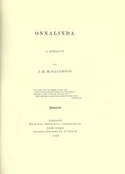 Front cover of Onnalinda by John Hugh McNaughton