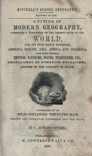Front cover of A system of modern geography by S. Augustus Mitchell
