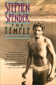 Cover of The Temple by Stephen Spender