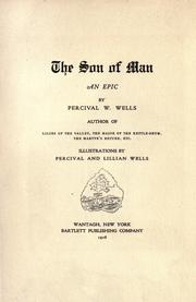 Front cover of The Son of man by Percival Bartlett Cobb