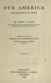 Cover of Our America by John A. Lapp