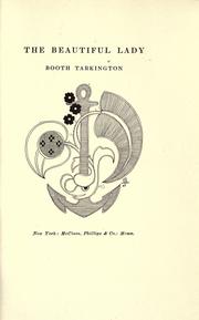 Cover of The Beautiful Lady by Booth Tarkington