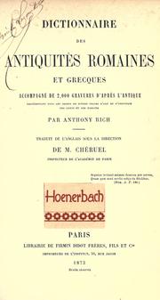 Front cover of A dictionary of Roman and Greek antiquities by Anthony Rich