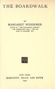 Front cover of The Boardwalk by Margaret Widdemer