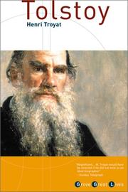Cover of Tolstoï by Henri Troyat