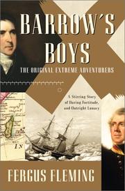 Cover of Barrow's boys by Fergus Fleming