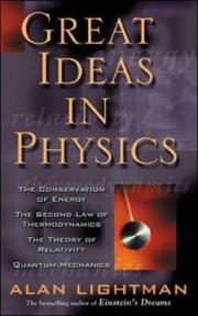 Cover of Great ideas in physics by Alan P. Lightman