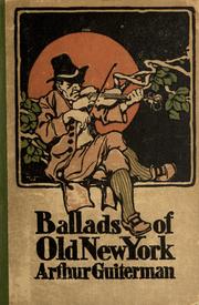 Front cover of Ballads of old New York by Arthur Guiterman