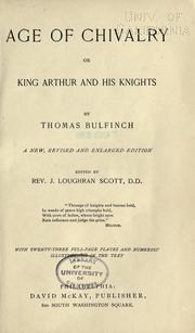 Front cover of Age of chivalry; or, King Arthur and his knights by Thomas Bulfinch