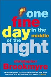 Front cover of One Fine Day in the Middle of the Night by Christopher Brookmyre