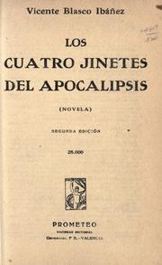 Cover of Los cuatro jinetes del Apocalipsis by Vicente Blasco Ibáñez