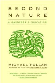 Cover of Second Nature by Michael Pollan
