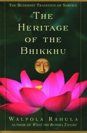 Front cover of The heritage of the bhikkhu by Walpola Rahula
