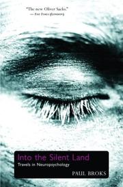 Front cover of Into the Silent Land by Paul Broks