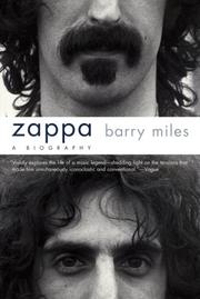 Cover of Zappa by Barry Miles
