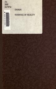 Front cover of The romance of reality by Ethel M. Damon