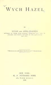 Cover of Wych Hazel by Susan Warner