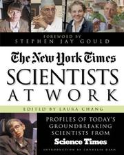 Front cover of Scientists at work by Laura Chang