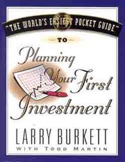 Front cover of "The world's easiest pocket guide" to planning your first investment by Larry Burkett