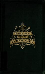 Front cover of Poems from the inner life by Elizabeth Doten