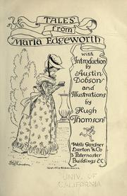 Cover of Tales from Maria Edgeworth by Maria Edgeworth