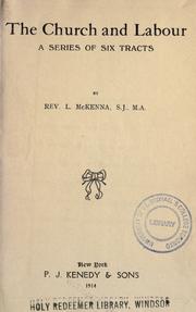 Front cover of The church and labour by Lambert McKenna