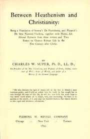 Front cover of Between heathenism and Christianity by Super, Charles William