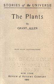 Cover of The plants by Grant Allen