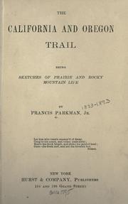 Cover of Oregon Trail by Francis Parkman