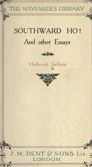 Cover of Southward ho! by Holbrook Jackson