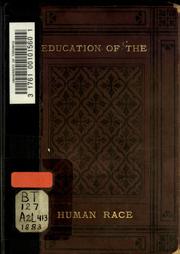 Front cover of The education of the human race by Gotthold Ephraim Lessing