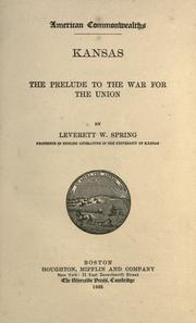 Cover of Kansas by Leverett Wilson Spring