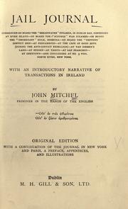Cover of Jail journal by John Mitchel