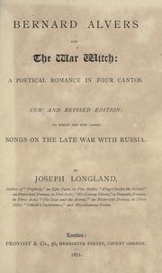 Front cover of Bernard Alvers and the war witch by Joseph Longland