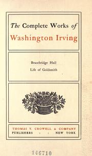Front cover of The complete works of Washington Irving by Washington Irving