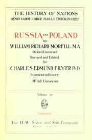 Cover of Russia by William Richard Morfill